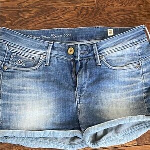 G-Star Raw Blue Denim Shorts